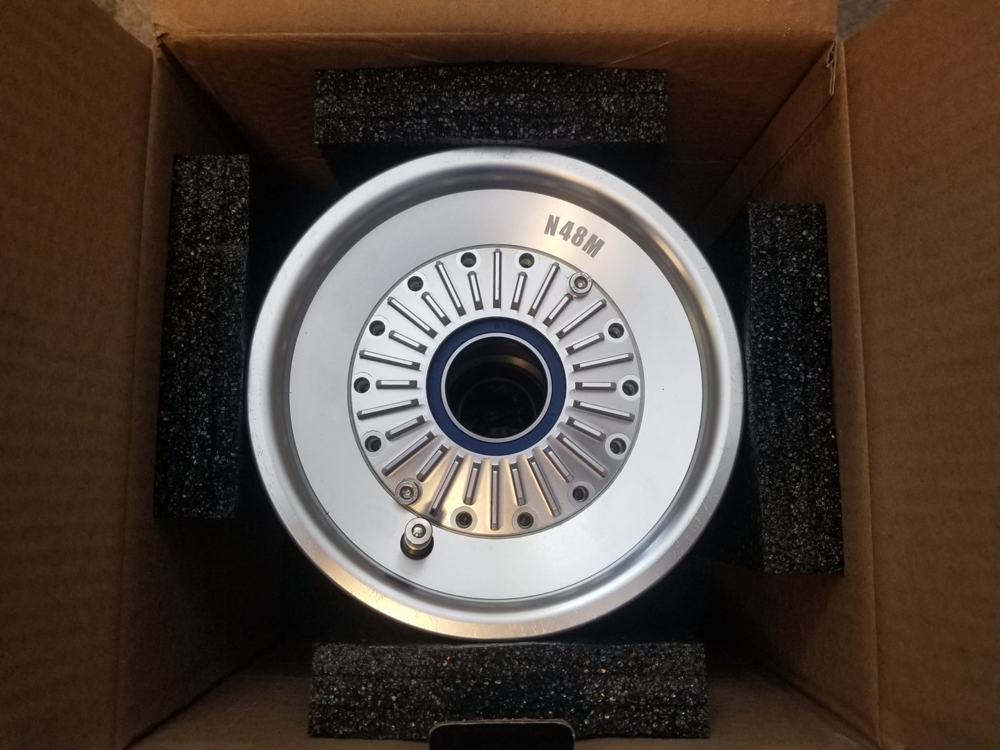 GT/GTS 6 inch silver billet wheel