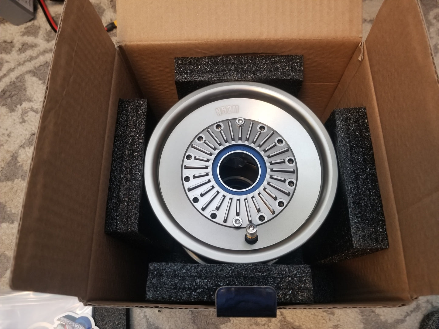 GT/GTS 6 inch diameter grey 6 inch wide billet wheel