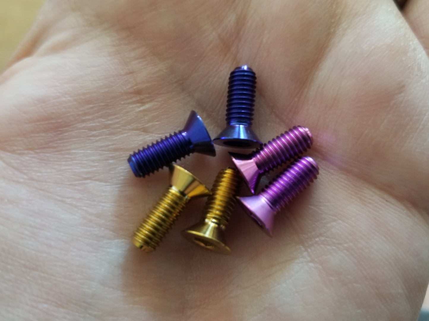 GT titanium deck screw set!