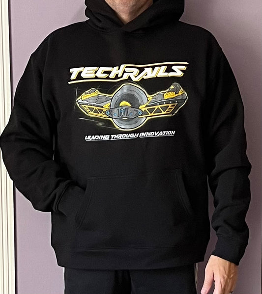 Hoodie with front pocket and front logo