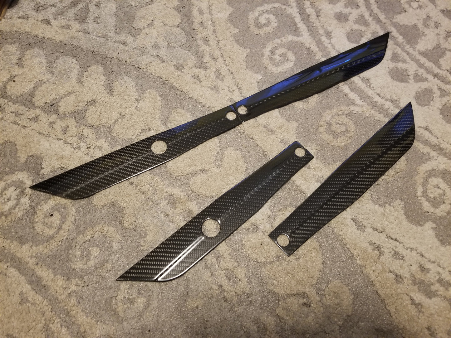 GT molded carbon fiber rail Guards! SUPER SALE!